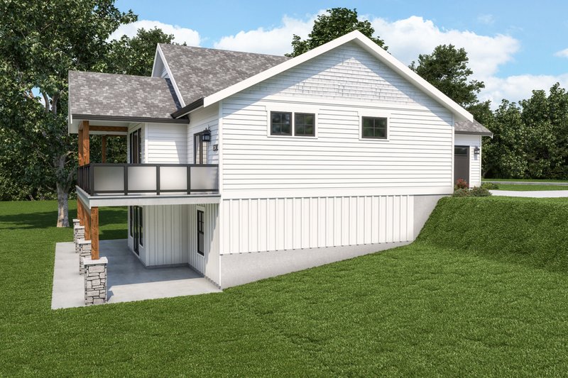 Architectural House Design - Exterior - Other Elevation for Craftsman House Plan #1070-124 - 3 bed, 2.5 bath