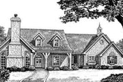 European Style House Plan - 3 Beds 2.5 Baths 2439 Sq/Ft Plan #310-253 