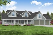 Country Style House Plan - 3 Beds 2.5 Baths 2697 Sq/Ft Plan #124-397 