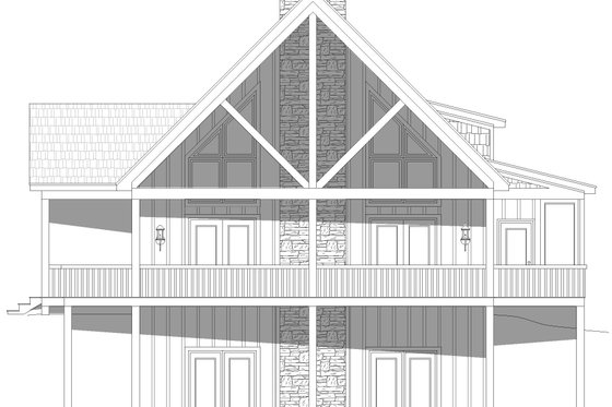 Exterior - Other Elevation 1 for Country House Plan #932-661 - 3 bed, 2.5 bath