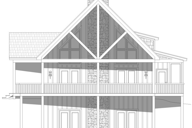 House Plan Design - Exterior - Other Elevation 1 for Country House Plan #932-661 - 3 bed, 2.5 bath