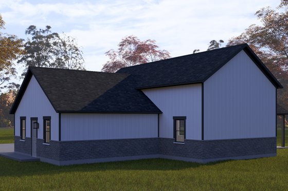 Exterior - Rear Elevation for Farmhouse House Plan #1060-322, 0 bath