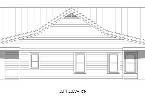 Exterior - Other Elevation for Country House Plan #932-801 - 2 bed, 2 bath