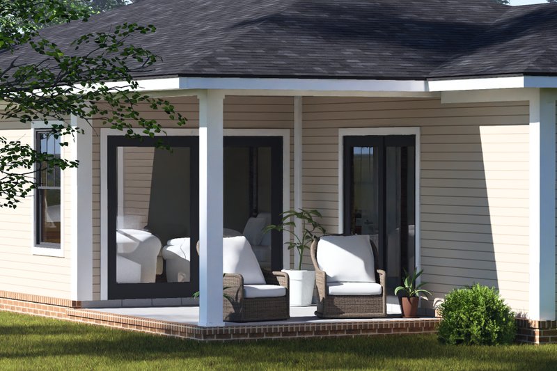 Home Plan - Exterior - Other Elevation 3 for Modern House Plan #513-2501 - 2 bed, 2 bath