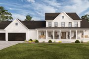 Farmhouse Style House Plan - 3 Beds 2.5 Baths 2924 Sq/Ft Plan #1089-29 Exterior 