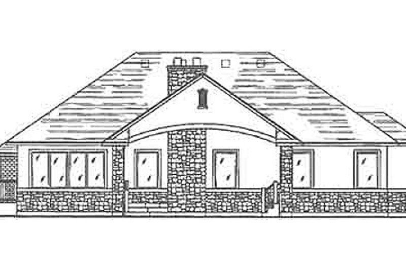 Home Plan - Exterior - Rear Elevation for Traditional House Plan #5-110 - 3 bed, 2.5 bath