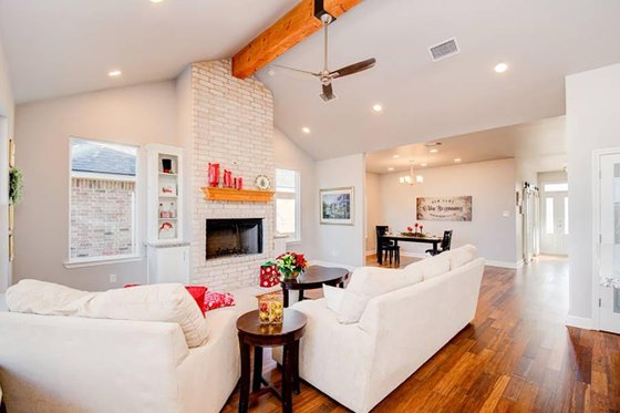 Interior - Family Room 1 for Craftsman House Plan #48-532 - 3 bed, 2 bath