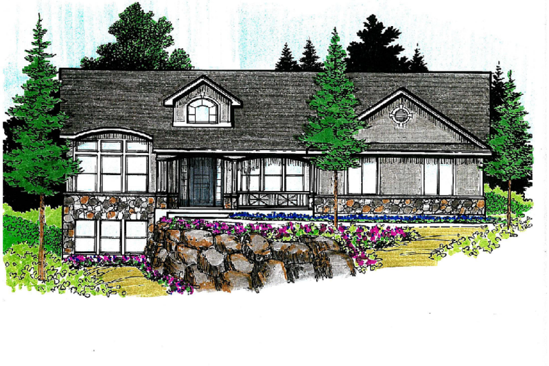 Dream House Plan - Country Exterior - Front Elevation Plan #308-259