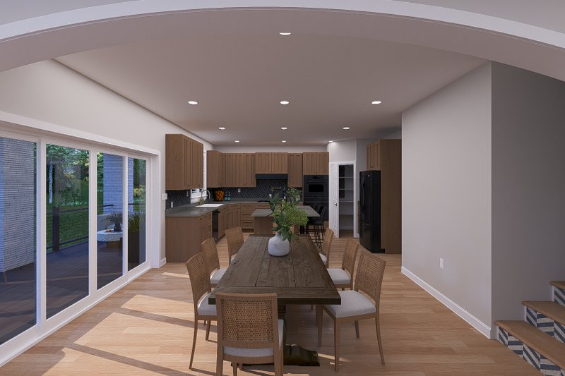 House Design - Interior - Dining Room for European House Plan #1060-293 - 5 bed, 3.5 bath