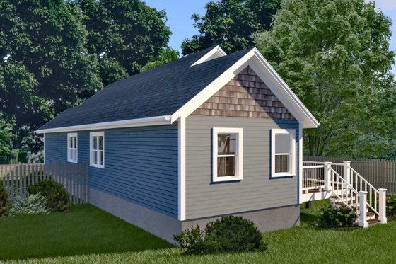Exterior - Other Elevation for Bungalow House Plan #79-309 - 4 bed, 2 bath