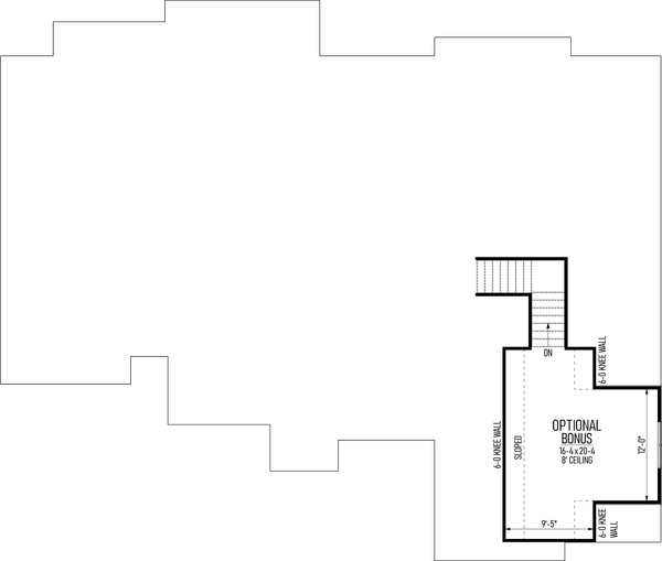 Farmhouse Floor Plan - Upper Floor Plan #1093-2