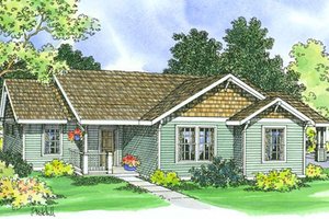 Traditional Exterior - Front Elevation Plan #124-359