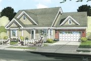 Cottage Style House Plan - 3 Beds 2 Baths 1788 Sq/Ft Plan #513-2049 