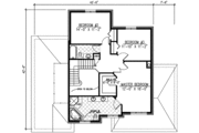European Style House Plan - 3 Beds 2.5 Baths 2189 Sq/Ft Plan #138-127 
