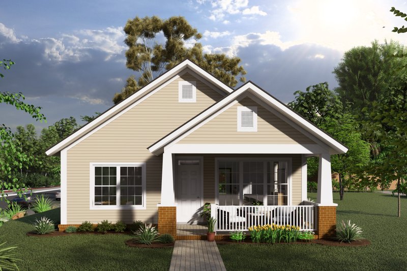 Home Plan - Cottage Exterior - Front Elevation Plan #513-2084