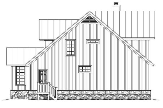 Exterior - Other Elevation 1 for Cabin House Plan #932-49 - 3 bed, 2.5 bath