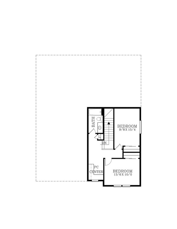 Home Plan - Craftsman Floor Plan - Upper Floor Plan #53-698