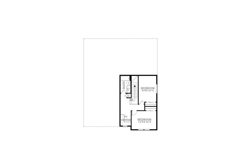 Home Plan - Floor Plan - Upper Floor for Craftsman House Plan #53-698 - 3 bed, 2.5 bath