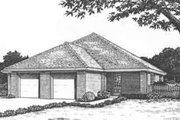 Traditional Style House Plan - 2 Beds 2 Baths 2242 Sq/Ft Plan #310-436 