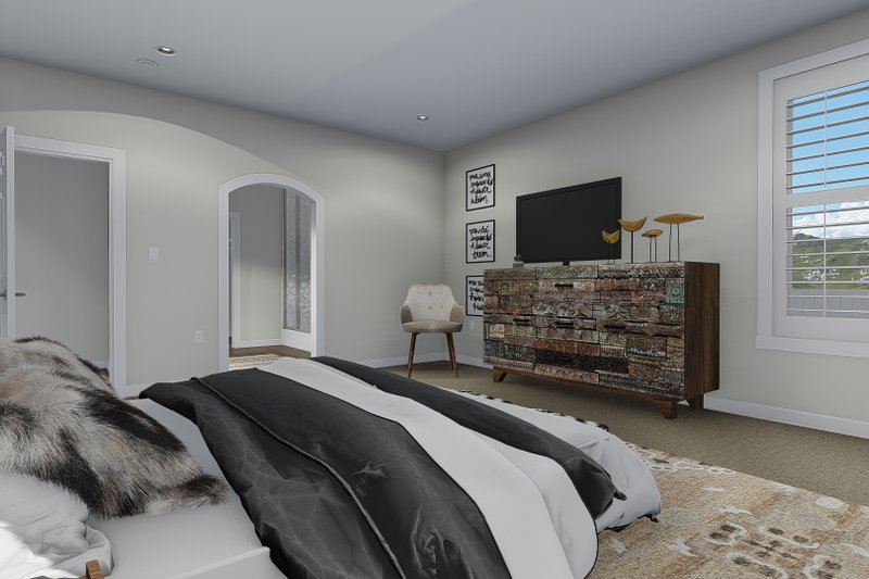 Architectural House Design - Interior - Master Bedroom 2 for Traditional House Plan #1060-69 - 5 bed, 4.5 bath