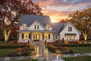 Exterior - Front Elevation 6 for Farmhouse House Plan #120-272 - 3 bed, 2.5 bath