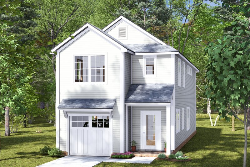 House Blueprint - Cottage Exterior - Front Elevation Plan #513-2267