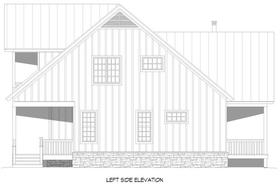 Exterior - Other Elevation for Southern House Plan #932-802 - 3 bed, 3.5 bath
