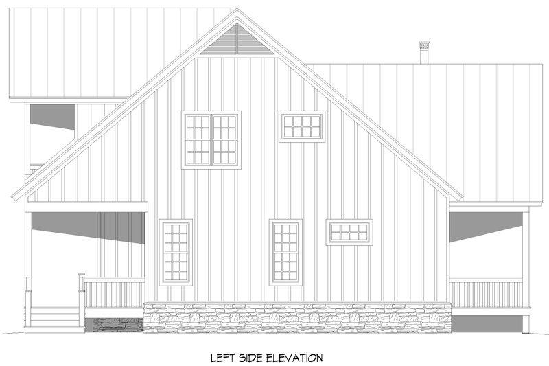 Home Plan - Exterior - Other Elevation for Southern House Plan #932-802 - 3 bed, 3.5 bath