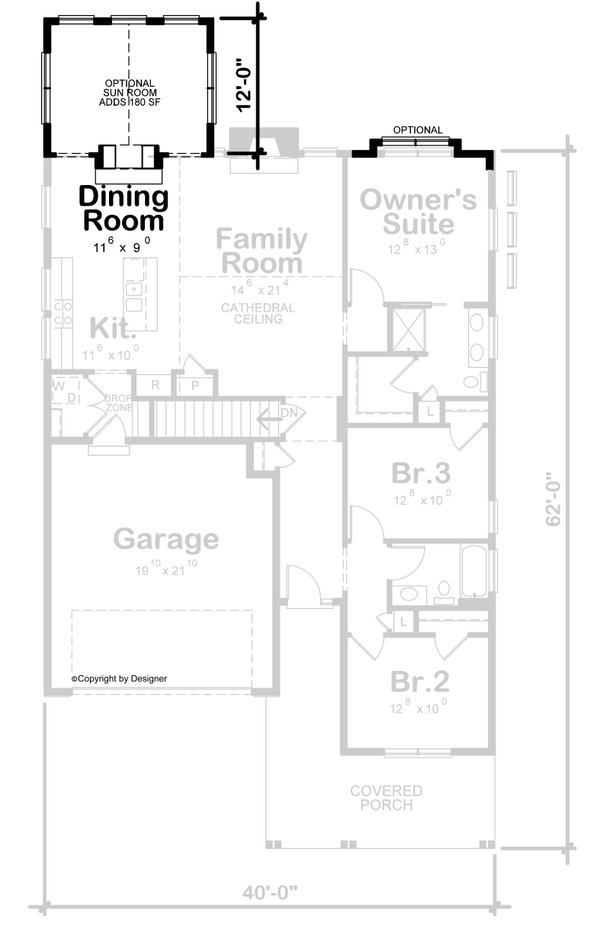 Traditional Floor Plan - Other Floor Plan #20-2591