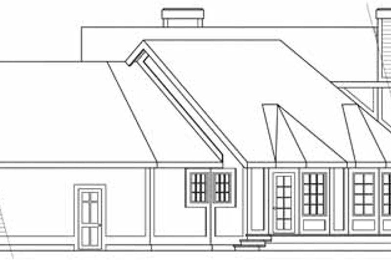 Home Plan - Exterior - Other Elevation 1 for Traditional House Plan #124-103 - 3 bed, 2.5 bath