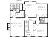 Southern Style House Plan - 4 Beds 3 Baths 2151 Sq/Ft Plan #3-173 