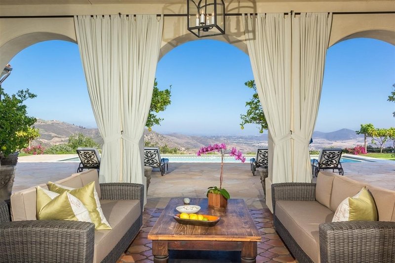 Architectural House Design - Exterior - Covered Porch 1 for Mediterranean House Plan #484-8 - 4 bed, 5 bath
