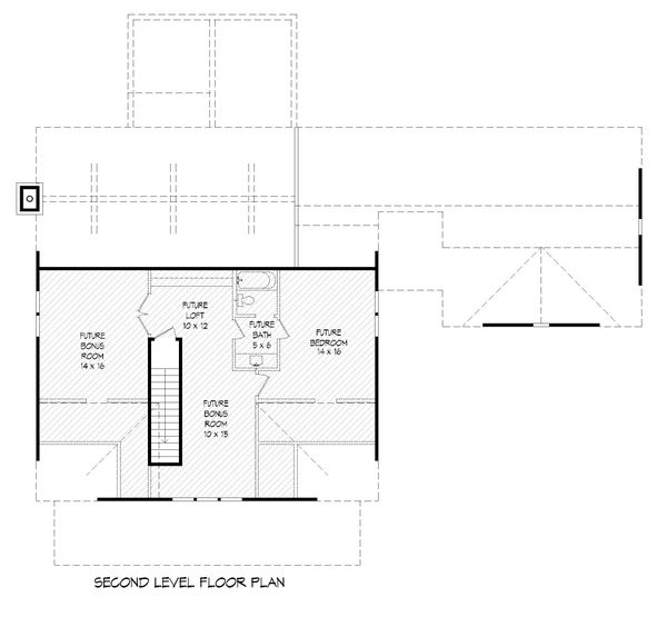 Country Floor Plan - Upper Floor Plan #932-276