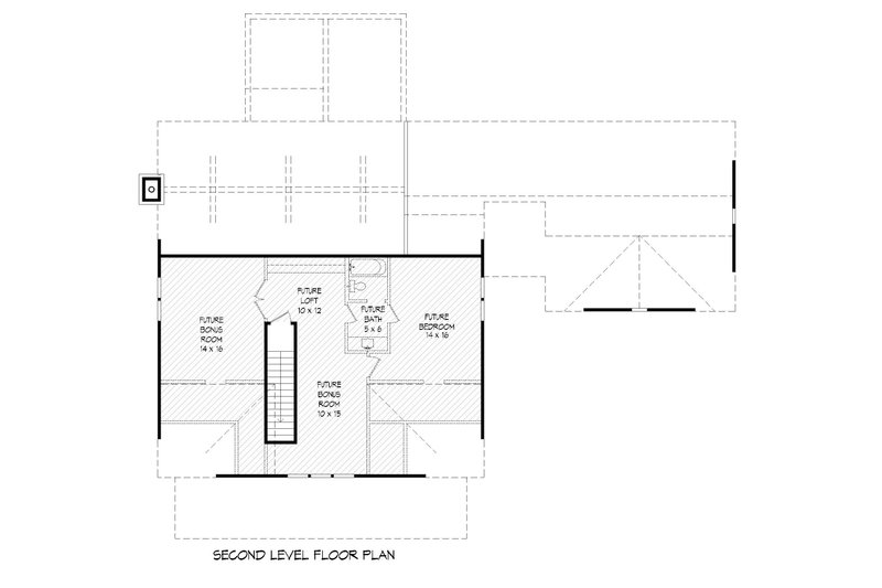 Dream House Plan - Floor Plan - Upper Floor for Country House Plan #932-276 - 3 bed, 2 bath