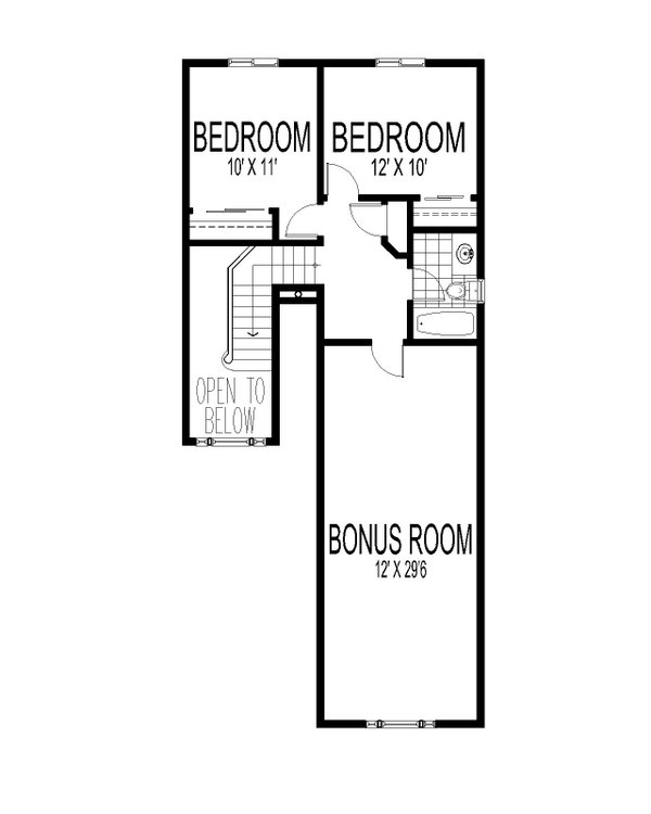 Dream House Plan - Craftsman Floor Plan - Upper Floor Plan #112-278
