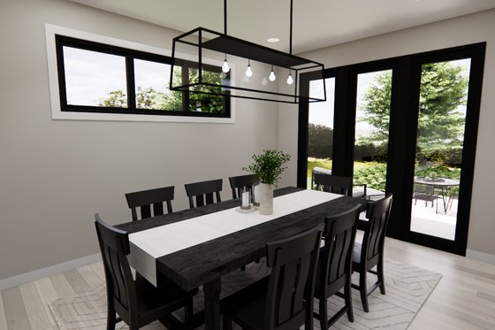 Interior - Dining Room 1 for Modern House Plan #51-1281 - 5 bed, 3.5 bath