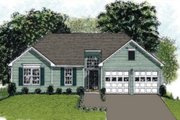 Traditional Style House Plan - 3 Beds 2 Baths 1093 Sq/Ft Plan #56-105 