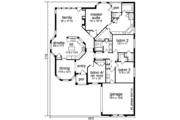 Traditional Style House Plan - 4 Beds 2 Baths 2376 Sq/Ft Plan #84-248 