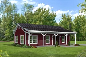 Craftsman Exterior - Front Elevation Plan #932-997