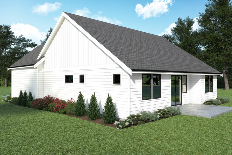 Dream House Plan - Exterior - Front Elevation 3 for Farmhouse House Plan #1070-166 - 3 bed, 2 bath