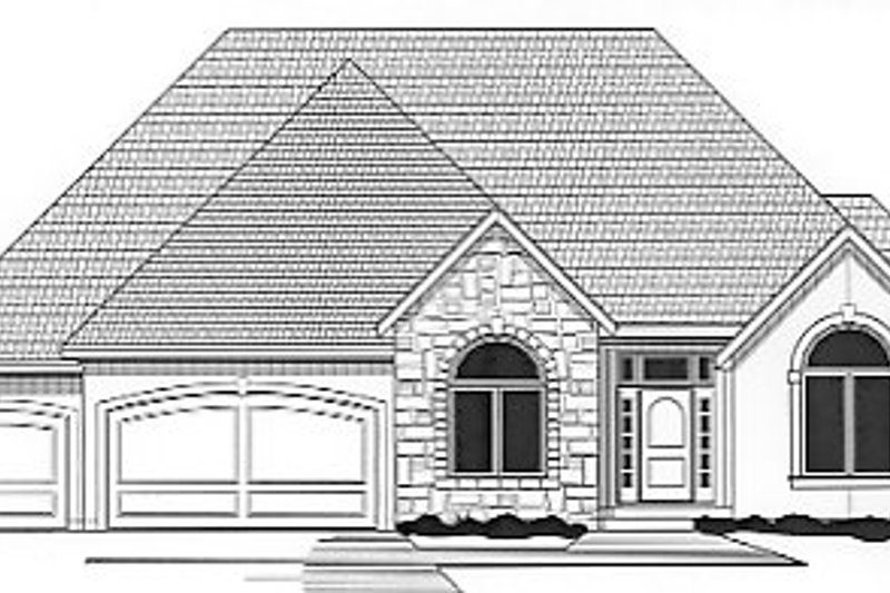 Traditional Style House Plan - 4 Beds 4 Baths 4063 Sq/Ft Plan #67-383
