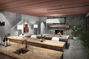 Contemporary Style House Plan - 3 Beds 3 Baths 3033 Sq/Ft Plan #120-293 