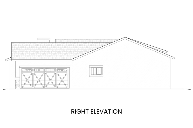 House Design - Exterior - Other Elevation 1 for Craftsman House Plan #1108-1 - 3 bed, 2.5 bath