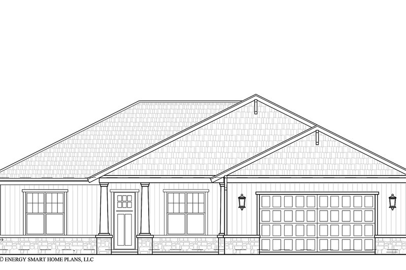 Home Plan - Exterior - Front Elevation 3 for Craftsman House Plan #938-94 - 3 bed, 2.5 bath