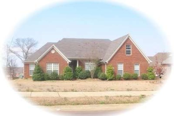 Exterior - Front Elevation for European House Plan #81-1522 - 3 bed, 2 bath