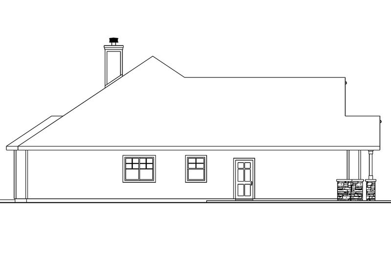 Home Plan - Exterior - Other Elevation for Craftsman House Plan #124-552 - 3 bed, 2.5 bath