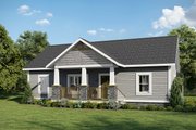 Craftsman Style House Plan - 3 Beds 2 Baths 1311 Sq/Ft Plan #44-225 