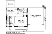 Farmhouse Style House Plan - 3 Beds 2.5 Baths 1484 Sq/Ft Plan #70-1453 