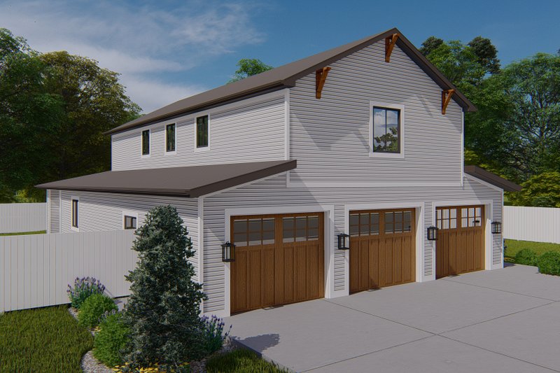Architectural House Design - Exterior - Front Elevation 3 for Farmhouse House Plan #1060-168 - 3 bed, 2.5 bath