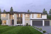 Contemporary Style House Plan - 4 Beds 4.5 Baths 4547 Sq/Ft Plan #1066-260 